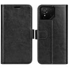 For Asus ROG Phone 9 / 9 Pro R64 Texture Horizontal Flip Leather Phone Case(Black) - 1