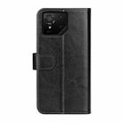 For Asus ROG Phone 9 / 9 Pro R64 Texture Horizontal Flip Leather Phone Case(Black) - 3