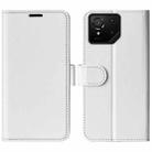 For Asus ROG Phone 9 / 9 Pro R64 Texture Horizontal Flip Leather Phone Case(White) - 1