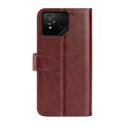 For Asus ROG Phone 9 / 9 Pro R64 Texture Horizontal Flip Leather Phone Case(Brown) - 3