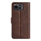 For Asus Zenfone 12 Ultra Dual-side Magnetic Buckle Horizontal Flip Leather Phone Case(Brown) - 3