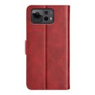 For Asus Zenfone 12 Ultra Dual-side Magnetic Buckle Horizontal Flip Leather Phone Case(Red) - 3