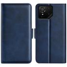 For Asus ROG Phone 9 / 9 Pro Dual-side Magnetic Buckle Horizontal Flip Leather Phone Case(Dark Blue) - 1