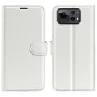 For Asus Zenfone 12 Ultra Litchi Texture Horizontal Flip Leather Phone Case with Holder(White) - 1