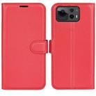 For Asus Zenfone 12 Ultra Litchi Texture Horizontal Flip Leather Phone Case with Holder(Red) - 1