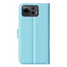 For Asus Zenfone 12 Ultra Litchi Texture Horizontal Flip Leather Phone Case with Holder(Blue) - 3