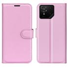 For Asus ROG Phone 9 / 9 Pro Litchi Texture Horizontal Flip Leather Phone Case with Holder(Pink) - 1