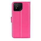For Asus ROG Phone 9 / 9 Pro Litchi Texture Horizontal Flip Leather Phone Case with Holder(Rose Red) - 3