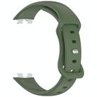 For Huawei Band 10 Butterfly Buckle Silicone Watch Band(Dark Green) - 3