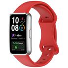 For Huawei Band 10 Butterfly Buckle Silicone Watch Band(Red) - 1
