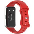 For Huawei Band 10 Butterfly Buckle Silicone Watch Band(Red) - 2