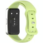 For Huawei Band 10 Butterfly Buckle Silicone Watch Band(Lime) - 2