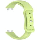 For Huawei Band 10 Butterfly Buckle Silicone Watch Band(Lime) - 3