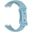 For Huawei Band 10 Butterfly Buckle Silicone Watch Band(Stretch Blue) - 3
