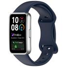 For Huawei Band 10 Butterfly Buckle Silicone Watch Band(Ink Blue) - 1
