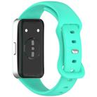 For Huawei Band 10 Butterfly Buckle Silicone Watch Band(Teal Green) - 2