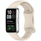 For Huawei Band 10 Butterfly Buckle Silicone Watch Band(Ivory White) - 1