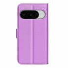 For Google Pixel 10 / 10 Pro Litchi Texture Horizontal Flip Leather Phone Case with Holder(Purple) - 3