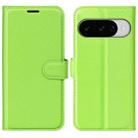 For Google Pixel 10 / 10 Pro Litchi Texture Horizontal Flip Leather Phone Case with Holder(Green) - 1