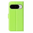 For Google Pixel 10 / 10 Pro Litchi Texture Horizontal Flip Leather Phone Case with Holder(Green) - 3