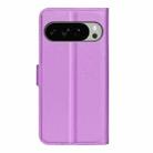 For Google Pixel 10 Pro XL Litchi Texture Horizontal Flip Leather Phone Case with Holder(Purple) - 3