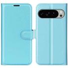 For Google Pixel 10 Pro XL Litchi Texture Horizontal Flip Leather Phone Case with Holder(Blue) - 1