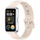 For Huawei Band 10 Nail Button Glossy Silicone Watch Band(Starlight) - 1