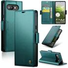 For Google Pixel 9a CaseMe 023 Butterfly Buckle Litchi Texture RFID Anti-theft Leather Phone Case(Green) - 1