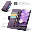 For Google Pixel 9a CaseMe 023 Butterfly Buckle Litchi Texture RFID Anti-theft Leather Phone Case(Purple) - 2
