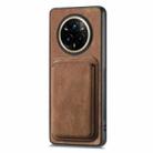 For Realme 14 Pro Retro Leather Card Bag Magnetic Phone Case(Brown) - 2