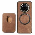 For Realme 14 Pro Retro Leather Card Bag Magnetic Phone Case(Brown) - 3