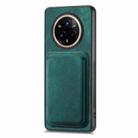 For Realme 14 Pro+ Retro Leather Card Bag Magnetic Phone Case(Green) - 2
