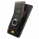 For Realme Neo7 Retro Splitable Magnetic Stand Card Bag Leather Phone Case(Black) - 3