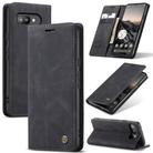 For Google Pixel 9a CaseMe 013 Multifunctional Horizontal Flip Leather Phone Case(Black) - 1