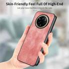 For Realme 14 Pro Vintage Leather PC Back Cover Phone Case(Pink) - 2