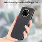 For Realme 14 Pro Vintage Leather PC Back Cover Phone Case(Black) - 2