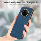 For Realme 14 Pro Vintage Leather PC Back Cover Phone Case(Blue) - 2