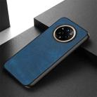 For Realme 14 Pro Vintage Leather PC Back Cover Phone Case(Blue) - 3