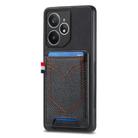 For Realme Neo7 Denim Texture Leather Skin Phone Case with Card Slot(Black) - 1