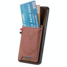 For Realme Neo7 Denim Texture Leather Skin Phone Case with Card Slot(Brown) - 3