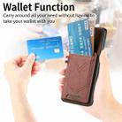 For Realme 14 Pro Denim Texture Leather Skin Phone Case with Card Slot(Brown) - 3