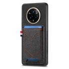 For Realme 14 Pro+ Denim Texture Leather Skin Phone Case with Card Slot(Black) - 1