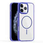 For iPhone 11 Pro Max Star Shield Thin Circle MagSafe Phone Case(Blue) - 1