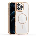 For iPhone 12 Pro Max Star Shield Thin Circle MagSafe Phone Case(Desert Gold) - 1