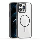For iPhone 12 Pro Max Star Shield Thin Circle MagSafe Phone Case(Black) - 1