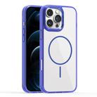 For iPhone 12 Pro Max Star Shield Thin Circle MagSafe Phone Case(Blue) - 1