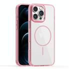For iPhone 12 Pro Max Star Shield Thin Circle MagSafe Phone Case(Pink) - 1