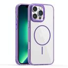 For iPhone 13 Pro Max Star Shield Thin Circle MagSafe Phone Case(Purple) - 1