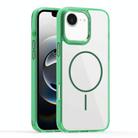 For iPhone 16e Star Shield Thin Circle MagSafe Phone Case(Green) - 1