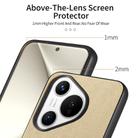 For Huawei Pura 70 Ultra Twill Fabric Leather Skin Back Phone Case(Khaki) - 3